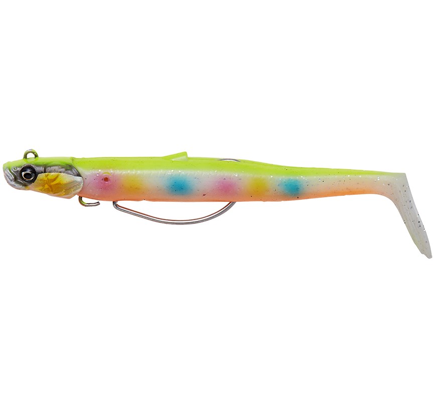 Savage Gear Gumová Nástraha Sandeel V2 WL Sinking Lemon Candy 2+1 - 13 cm 33 g