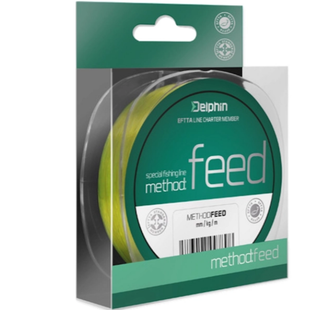 DELPHIN - Vlasec Method Feed Žlutý  1000 m