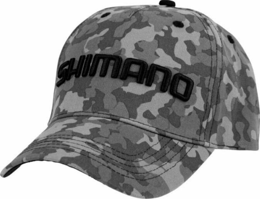 Shimano Kšiltovka Cap Grey Camo One Size