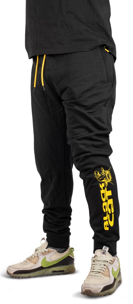 Black Cat Tepláky Black Joggers