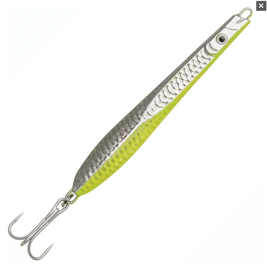 Pilker Kinetic Twister Sister Chartreuse/Silver 200g