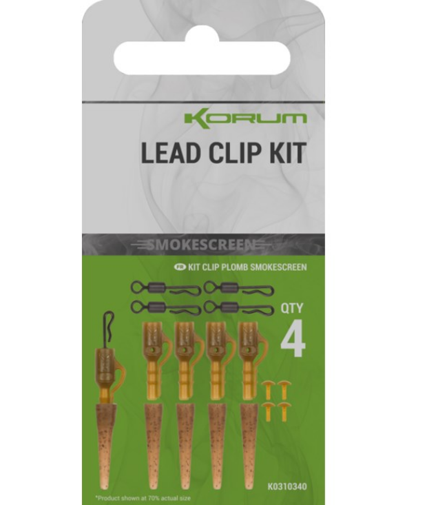 Korum Montáž Smokescreen Lead Clip Kit