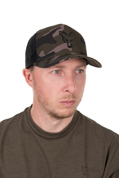 Fox Kšiltovka Black Camo Trucker Cap
