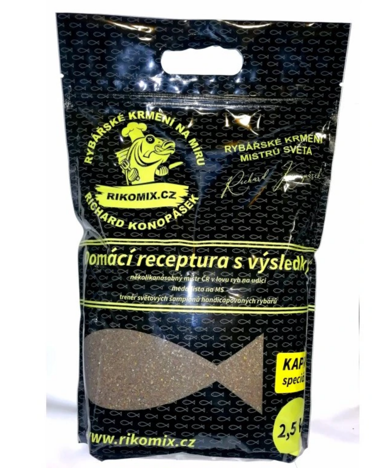 Konopásek RIKOMIX Kapr speciál černý 2,5 kg 
