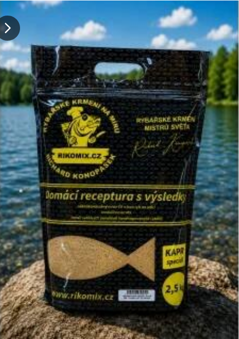 Vnadící směs Richard Konopásek RIKOMIX Kapr Speciál žlutý 2,5kg