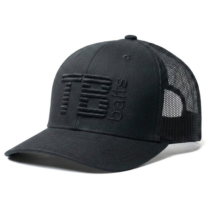 TB Baits Kšiltovka Trucker Cap 3D Logo Black