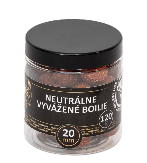 Riverbaits Neutrálně vyvážené boilies Gama Crab 120g