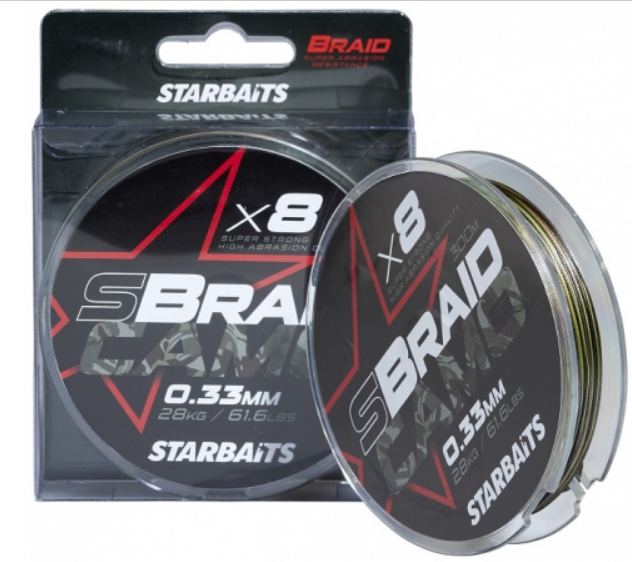 Starbaits Šňůra S Camo X8 300m