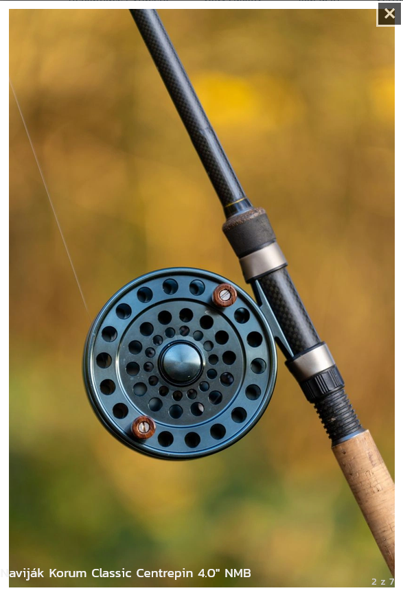 Korum naviják Classic Centrepin 4.0" NMB