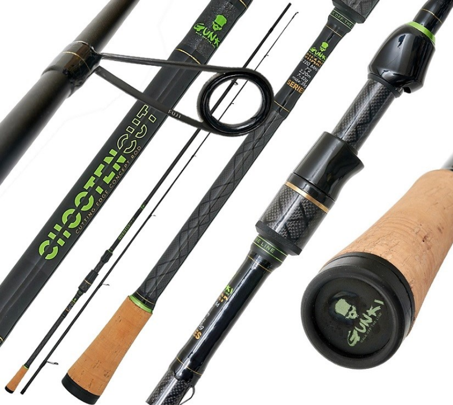 Gunki Prut Chooten Cut Sharp S M 2,50 m 5-30 g 2 Díly