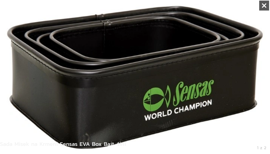 Sada Misek na Krmení Sensas EVA Box Bait 4in1 