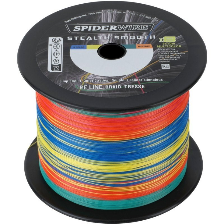Spiderwire Splétaná Šňůra Stealth Smooth 8 Multicolor