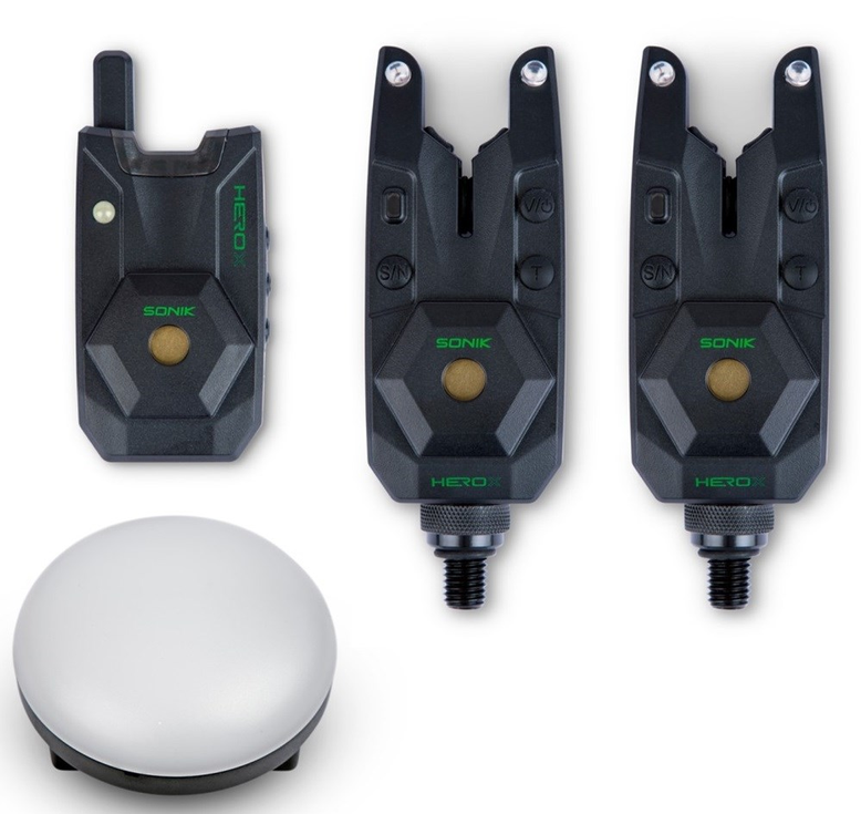 Sonik Herox Bite Alarm Set 2+1 + Bite Alarm Light