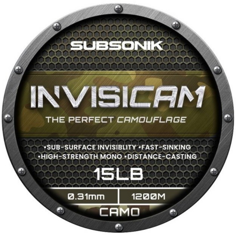 Sonik Vlasec Subsonik Invisicam Snag Leader Camo 100 m - 0,55 mm 45 lb