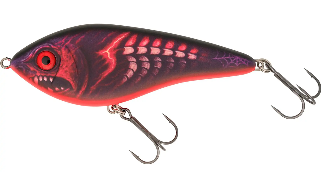 Westin Wobler Swim Glidebait Halloween Suspending 12cm 53g Hellfire Nightmar
