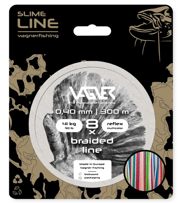 Vagner Šňůra Braided Line Reflex Multicolor  300m