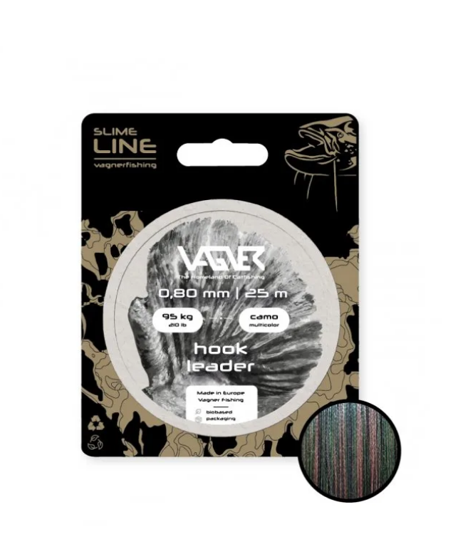 Vagner Návazcová šňůra Hook Leader Camo Multicolor 25m 