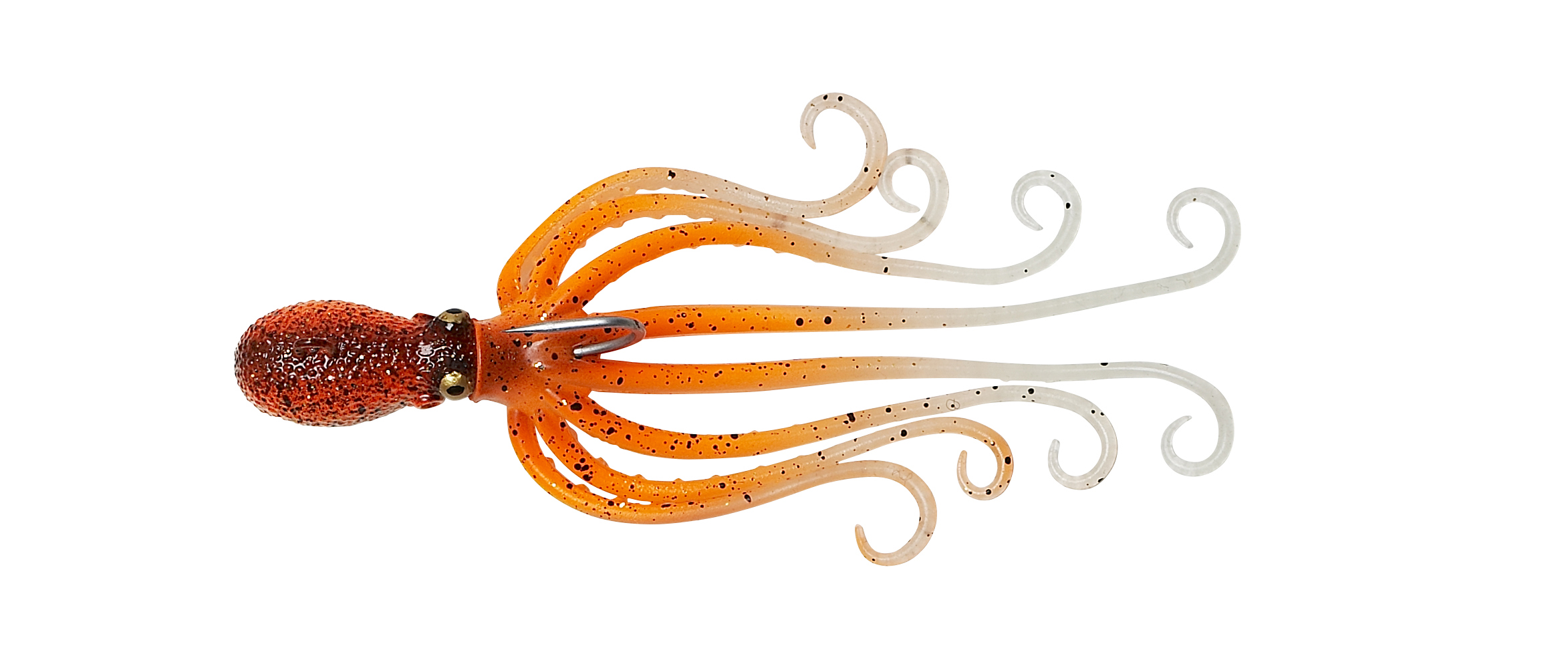  Savage Gear Chobotnice 3D Octopus 185g/20cm UV ORANGE/GLOW