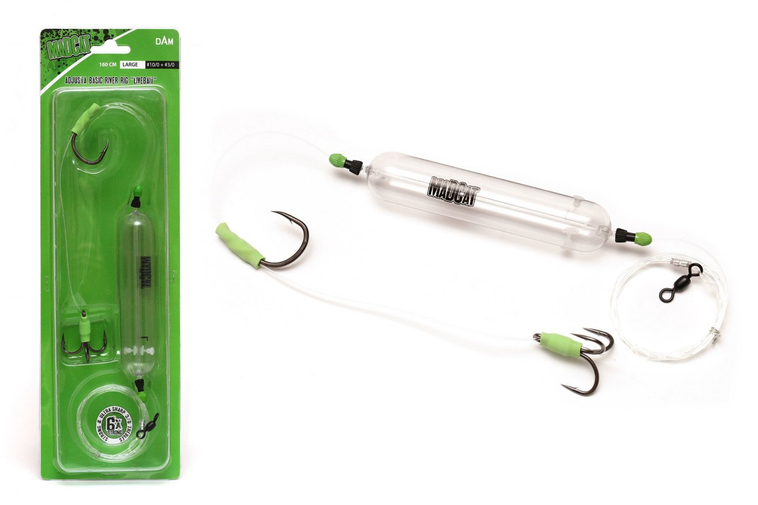 MADCAT - Návazec Adjusta Basic River Rig "Livebaid" S