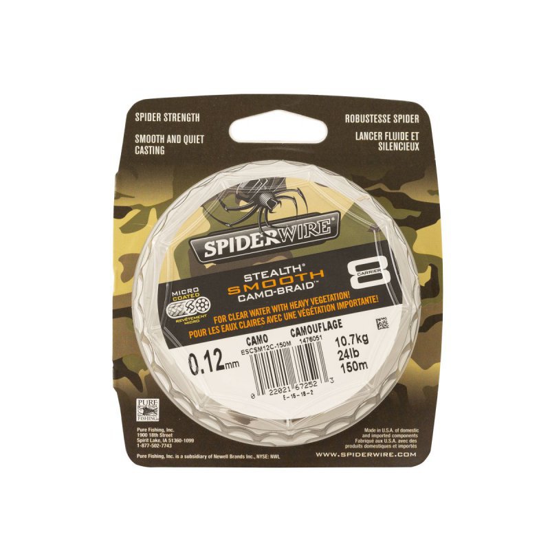 Šňůra Spiderwire Stealth Smooth 8 Camo 150m