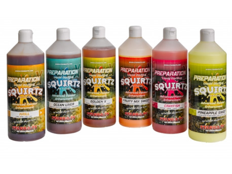 STARBAITS Booster PREP X SQUIRTZ 1L