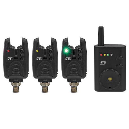 DAM Sada Signalizátorů Nano+ Wireless Bite-Alarm Set Green/Red/Yellow 3+1 