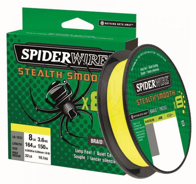 SPIDERWIRE - Šňůra Stealth smooth 8 - Yellow