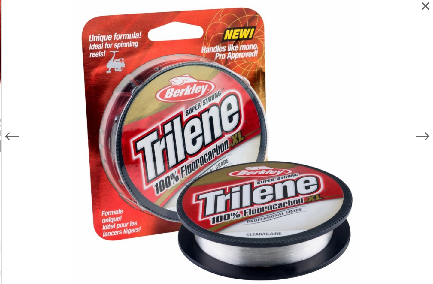 Fluorocarbon Berkley Trilene XL 50m