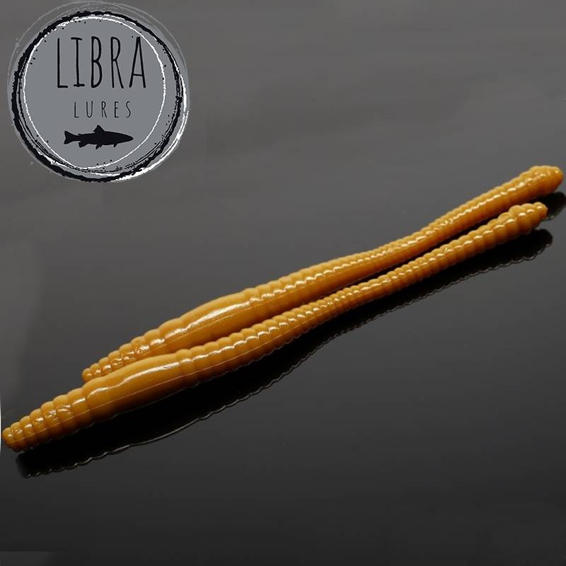Libra Lures Dying Worm 70 barva 036 coffee milk (12 ks) příchuť Krill