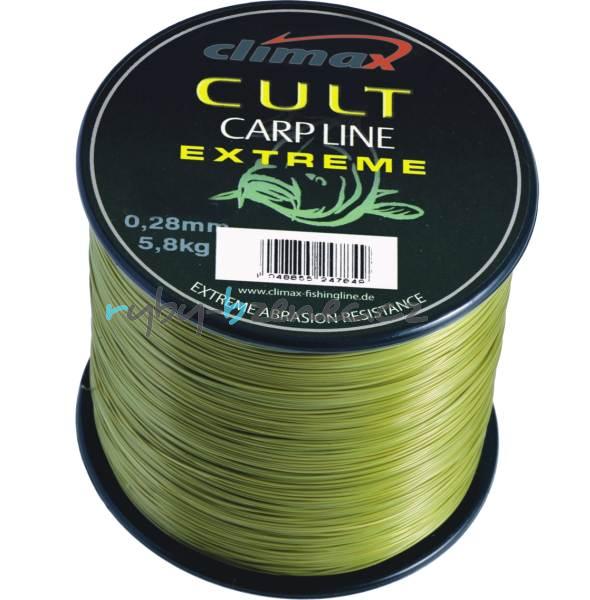 Climax Vlasec Cult Carp Line Extreme 0,35mm 9,1kg 600m