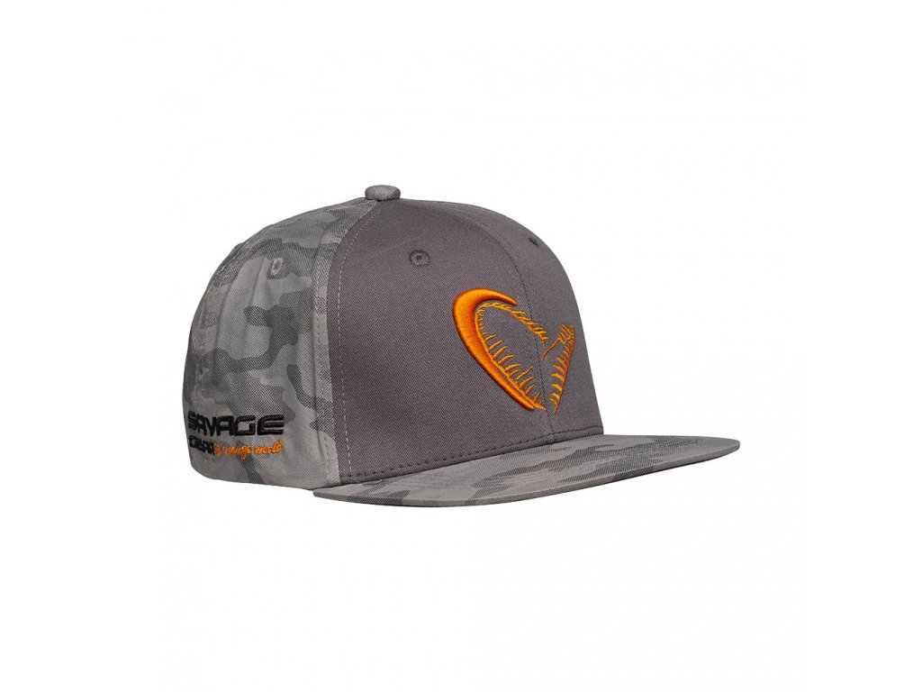 Kšiltovka Savage Gear Camo/grey 