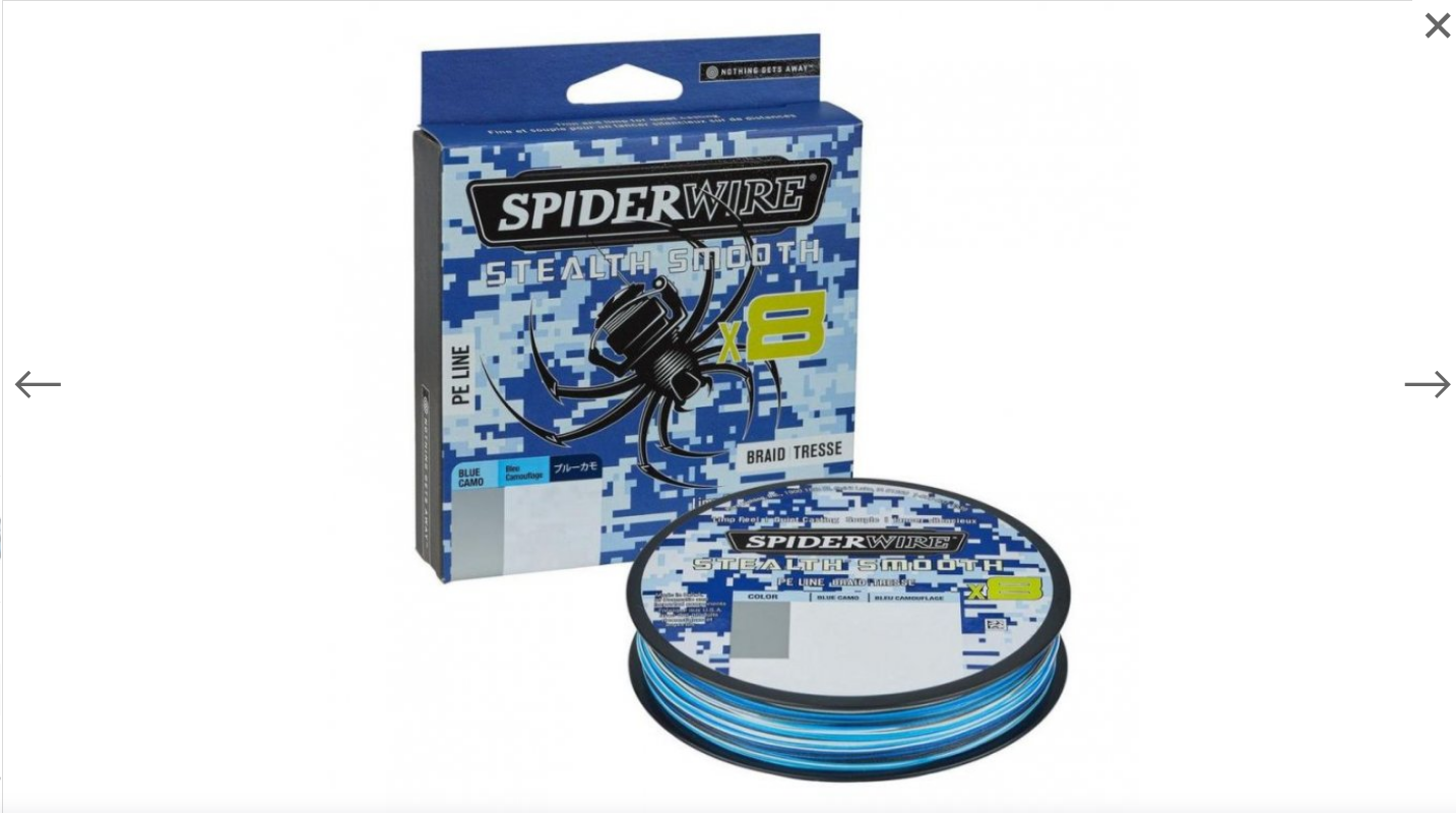 SPIDERWIRE Stealth Smooth X8 PE Braid 300m Blue Camo