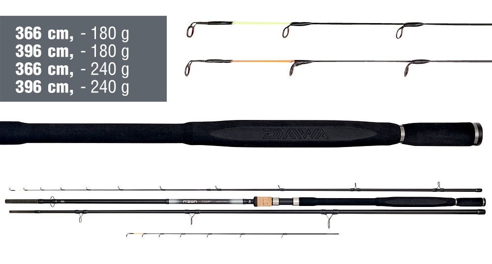 Daiwa N'ZON Super Slim Carp Feeder, 3,66 m, -180 g