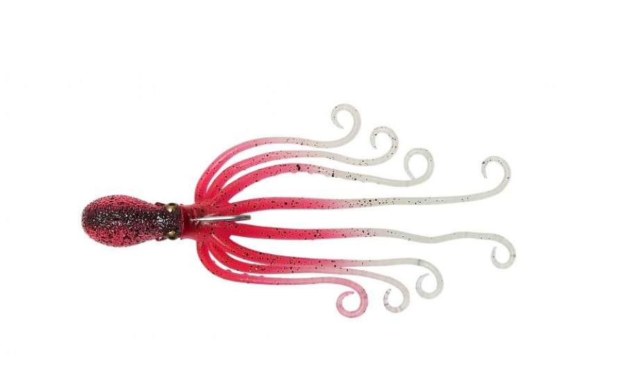Gumová chobotnice Savage Gear 3D Octopus 16cm 120g UV PINK/GLOW