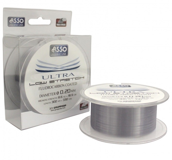 Asso Vlasec Ultra Low Stretch 300 m Čirá