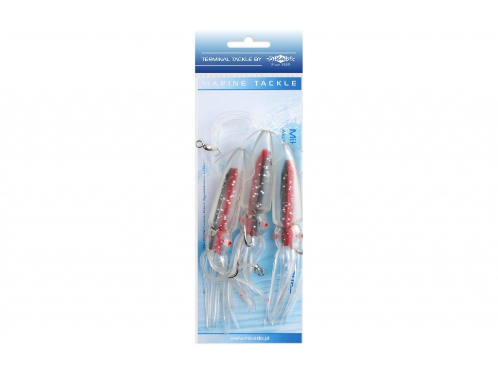 Mořský návazec - SQUID RIG (kalamár) 12 cm - háček: 3x6/0