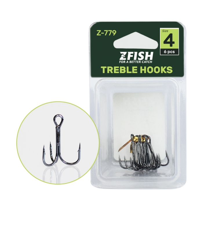 Zfish Trojháčky Treble Hooks Z-779