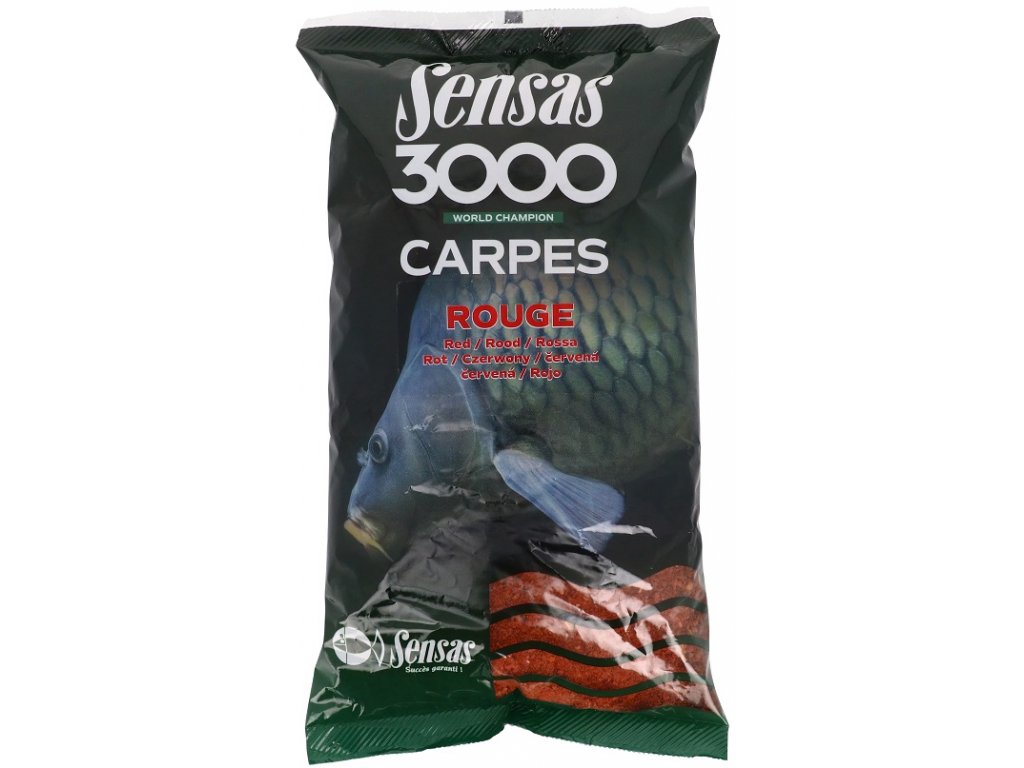 SENSAS 3000 CARP RED (KAPR ČERVENÝ) 1KG