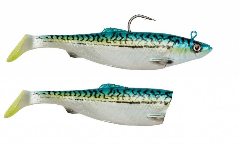 Savage Gear Gumová nástraha 4D HERRING BIG SHAD 25 cm 300 g GREEN MACKEREL