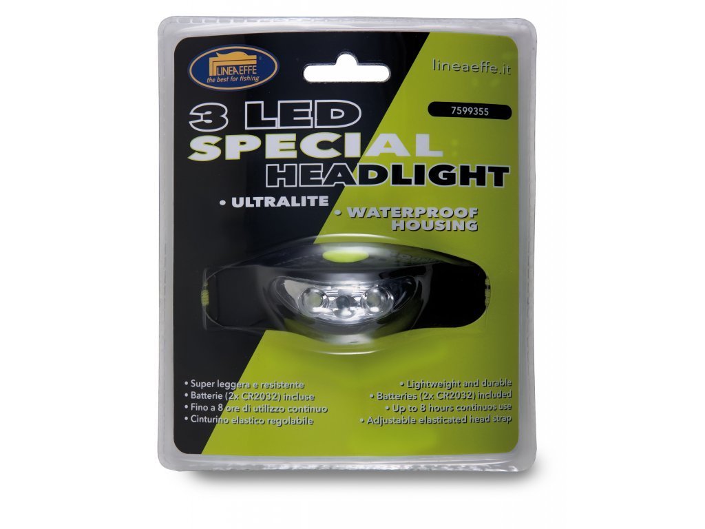 Lineaeffe Čelovka LAMPADA 3 LED 