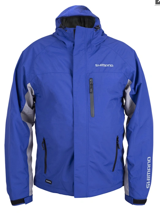 Bunda Shimano Rain Jacket Non Padded Blue