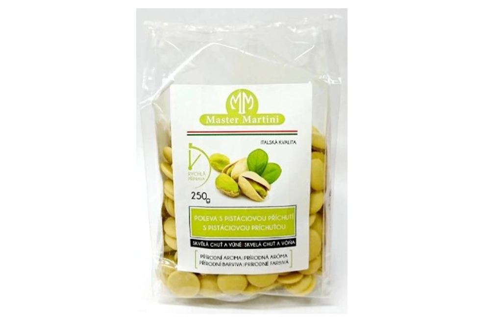 Master Martini poleva s pistáciovou příchutí – 250 g 