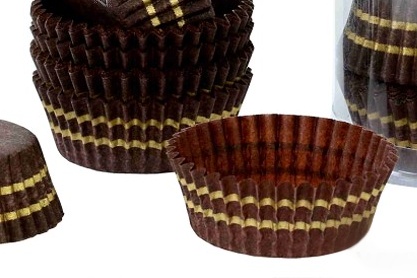 Cukrářské papírové košíčky 30 x 15 mm VIRVEL, 65 ks