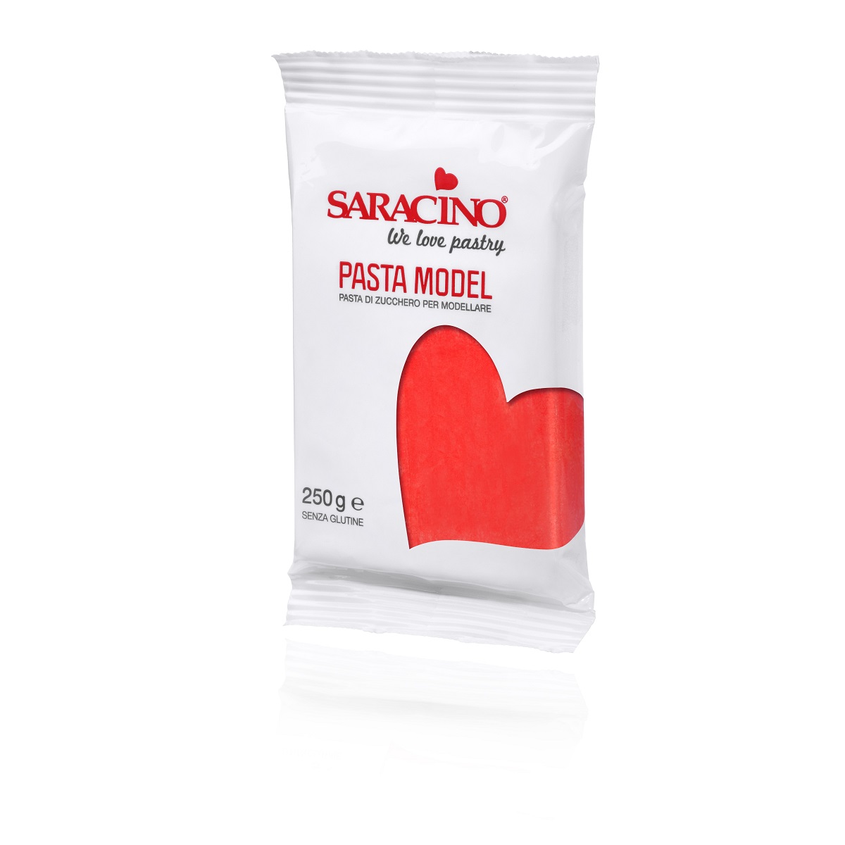 Modelovací hmota Saracino 250 g / červená