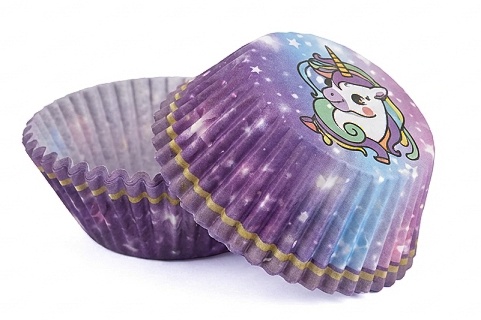 Košíčky na muffiny a cupcakes JEDNOROŽEC / 50 ks