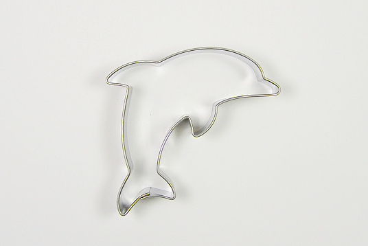 Delfín 70 x 47 mm / nerez, J