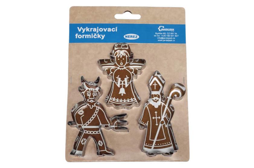 Mikulášská sada – 3 ks / nerez