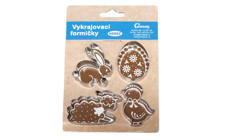 Velikonoční sada VZKO – 4 ks / nerez