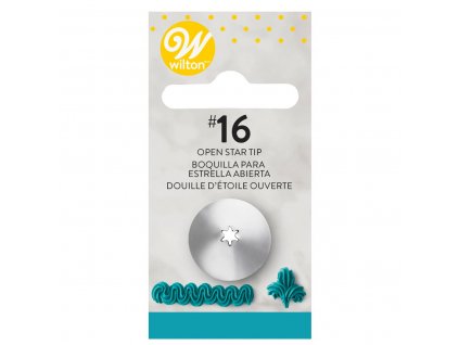 Špička Open Star – WILTON č. 16