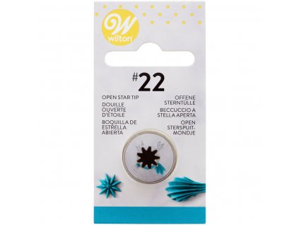 Špička Open Star – WILTON č. 22